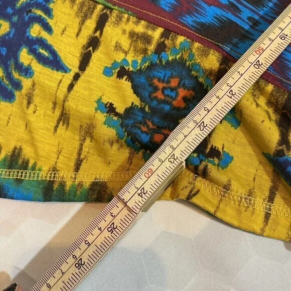 Urban Mangoz Womens Multicolor Stich Embroidered  Blouse Tunic Top Medium Novelt - Picture 4 of 12